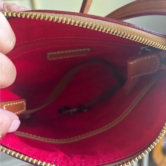 Dooney & Bourke Yellow Gingham Crossbody Bag - Picture 8 of 10